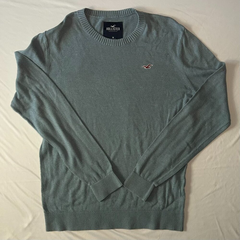 Hollister Medium Ribbed Blue Sweater